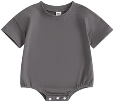 Merqwadd infant boys and girls Bubble Romper T-Shirt Bodysuit
