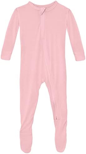 Comfortable KicKee Solid Footies for Babies and Kids