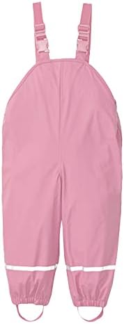 Boys Girls Rain Jumpsuit Romper Suspender Waterproof Mud Dirty Proof