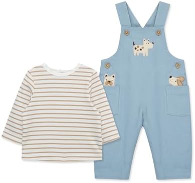 Little Me Two-Piece Overall Set for Babies Accessories
