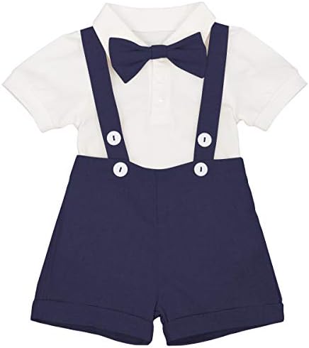 Baby Boys 1st Birthday Formal Onesie