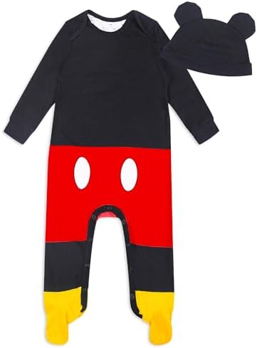 Disney Mickey Mouse Baby Boys Cosplay Coverall Set