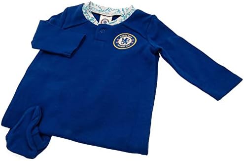 Chelsea FC Baby Crest Long-Sleeved Sleeper for Boys 12-18 Months