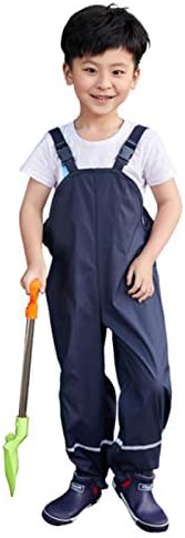 RNTOP Unisex Waterproof Rain Pants for Kids 4-5 Years
