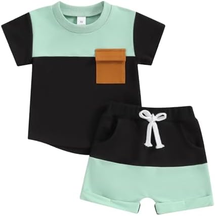 Toddler Boys Summer Outfit Set