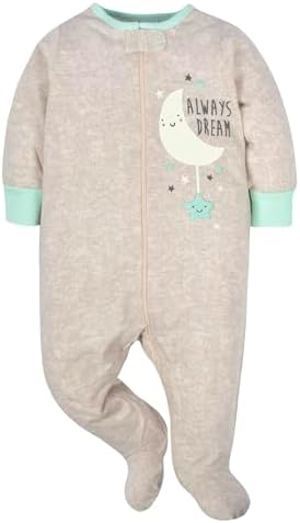Gerber Baby Boys 4-Pack Sleep N Play Footies