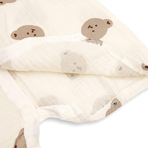 PAUBOLI Baby Muslin Robe 0-24 Months