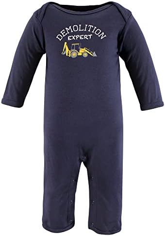 Hudson Baby Soft Cotton Rompers for Little Girls
