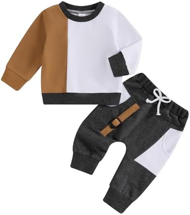 Toddler Boys Fall Essentials - Soft Cotton Sweatsuit Set