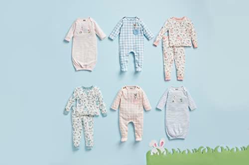 Mud Pie Baby Boys Bunny Pocket Sleeper Spring-Season Comfortervisor