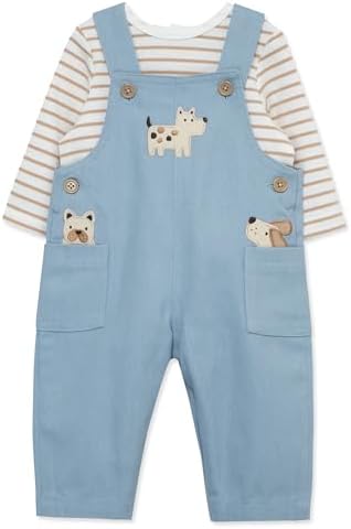 Little Me Two-Piece Overall Set for Babies Accessories
