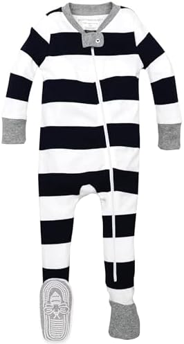 Burts Bees Baby Boys Pajamas - Non-Slip Sleep Suits