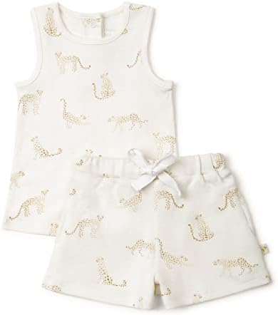 MakeMake Organic cotton baby tank tee short set
