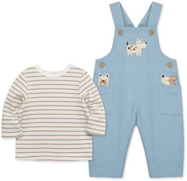 Little Me Two-Piece Overall Set for Babies Accessories