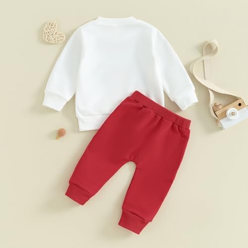 Ledy champswiin 0-3 Years Toddler Baby Boy Clothing Set Valentines Day Give