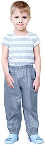 AIMAOMI Waterproof Rain Bib Pants for Kids