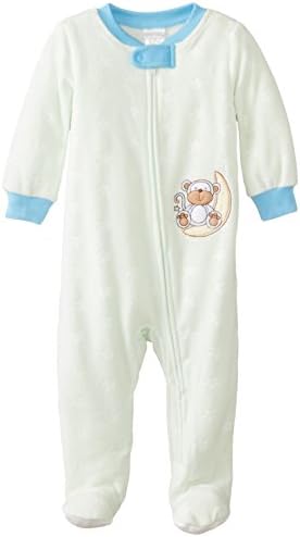 ABSORBA Baby Boys Robe with Full Front Zip - Elevate Sleep Comfort