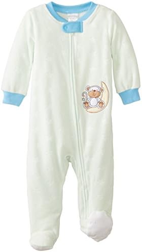ABSORBA Baby Boys Robe with Full Front Zip - Elevate Sleep Comfort