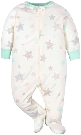 Gerber Baby Boys 4-Pack Sleep N Play Footies