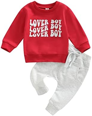 Valentines Day Toddler Boy Outfit Set