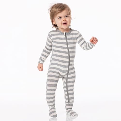 KicKee Baby Footie Bamboo Viscose Spandex Mix