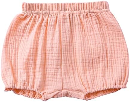 Soft Trendy 3-Pack Cotton Linen Shorts for Baby Girls Boys