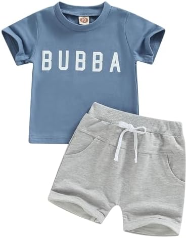 TheFound Little Dude Pullover T-shirt Shorts Set