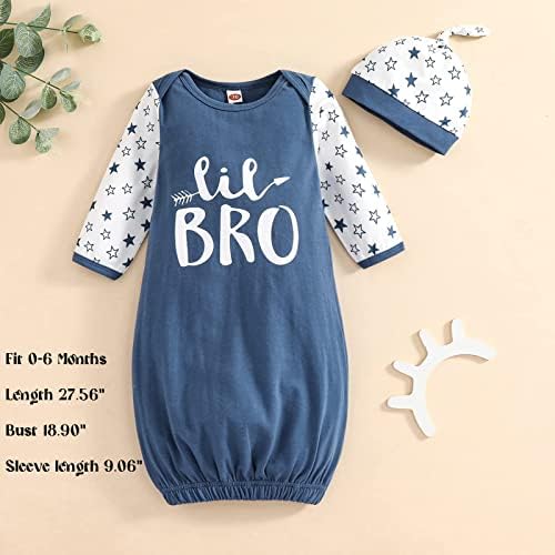 AMAWMW Newborn Baby Girl Little Sister Pajamas