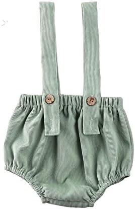 Emmababy Suspender Overalls - Knit Romper for Newborn Boys and Girls