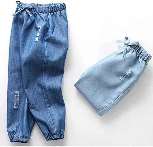 Soft Cotton Denim Trousers