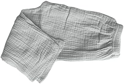 Boys Girls Cotton Linen Jogger Pants Perfect Fit