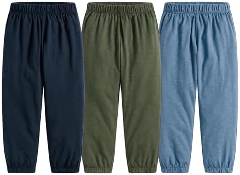 WATOCHE Toddler 3 Pack Soft Cotton Bloomers Sweatpants