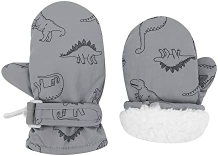 UTTPLL Waterproof Lined Toddler Winter gloves