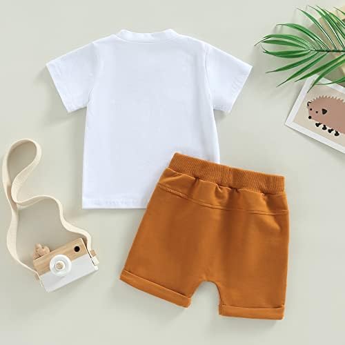 Perfectly Pordered Newborn Summer Outfit for Baby Boy