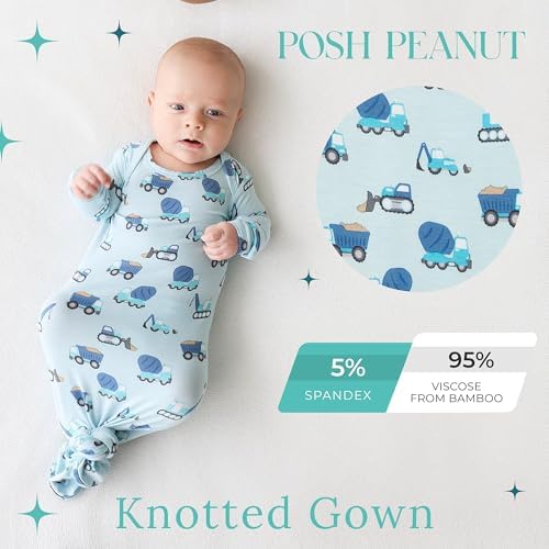 Perfect Newborn Gown Easy Tie Bamboo Viscose No-Splash Sleepers