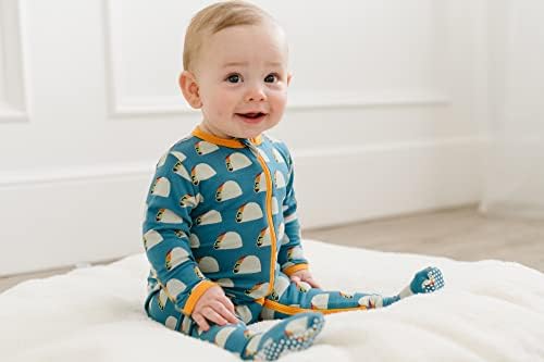 KicKeeVicose from Bamboo Baby Footie with 2 Way Zipper