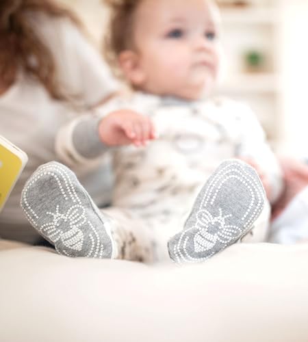 Burts Bees Baby Boys Pajamas - Non-Slip Sleep Suits