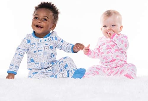 Lamaze Baby Boys Super Combed Natural Cotton Sleep N Play 2 Pk