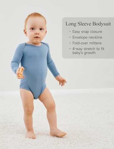 Stretchy Bamboo Baby Boy bodysuit with Cartoon Design