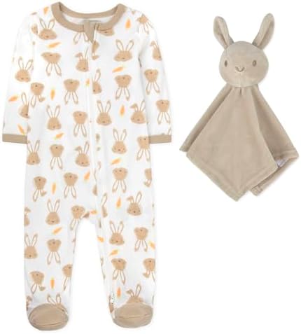 Bunny Rabbit Onesie Footie Lovey Blanket