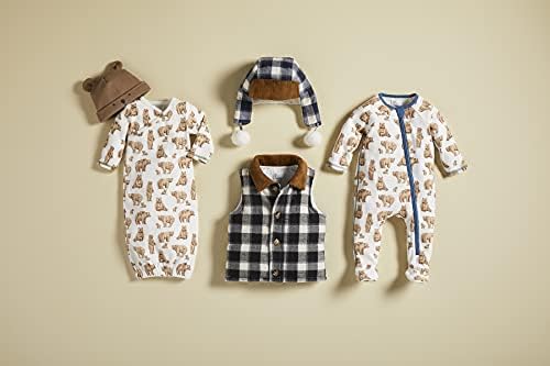 Perfect Bear Print sleeper for baby boys