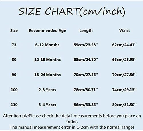 Toddler Denim Overalls for Boys and Girls with Pockets