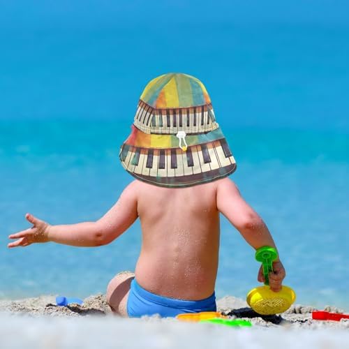 Vibrant Flip-Flop Design Baby Sun Hat UPF 50 Toddler Boy