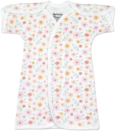 PerfectlyComfortable Open-Shoulder NICU Gown for Newborns