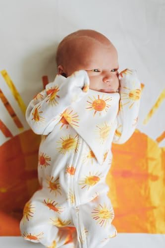 Lovedbaby Unisex Baby Organic Footie with 2-Way Zipper