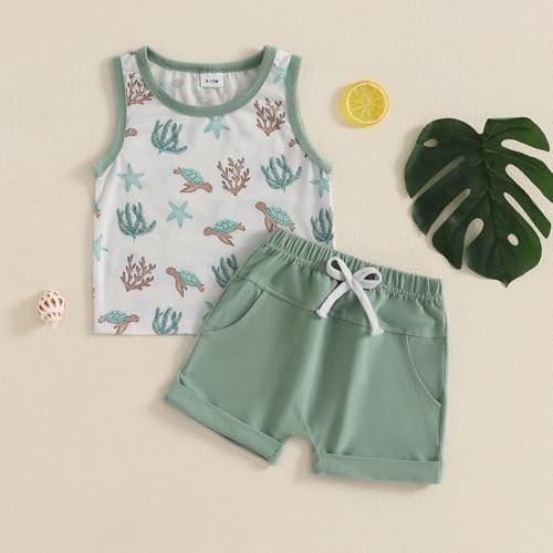 Meiweileya Cozy Summer Set for Little Boys