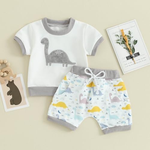 Trendy Toddler Boys Checkerboard Summer Outfit Set