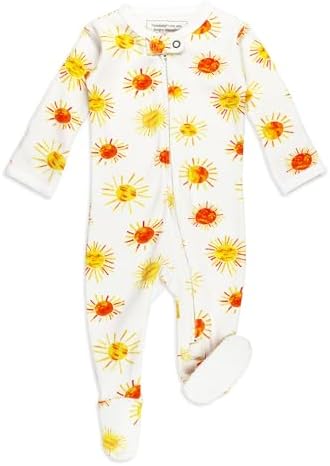 Lovedbaby Unisex Baby Organic Footie with 2-Way Zipper