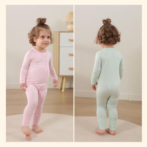 Perfect 0-24Month Bamboo Pajamas for Baby Girls