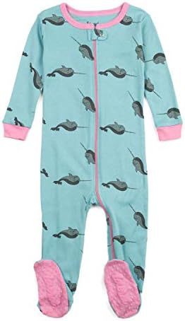 Leveret Kids Pajamas Boys 6-12 Months Toddler Footed Pajamas 100 Cotton